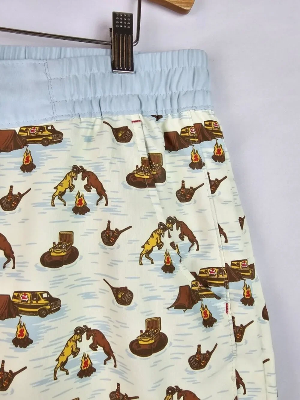 Magellan Men's Swim Trunks Size XL Blue Shiner Camping Fish Gear Swimsuit Shorts